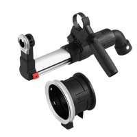 А я обычно пылеотводом пользуюсь. Автономным или подключаемым к пылесосу. Но не всегда это удобно. Да и цементной пылью засорять квартирный пылесос некомильфо.