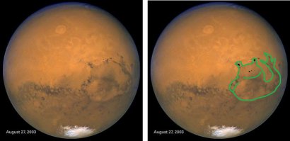 большая марсианская лягушка приветствует нас!!!