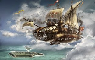 Слушайте, но если у так нравится стимпанк, то чего из всего разнообразия и великолепия были выбраны какие-то ржавые металлоконструкции?