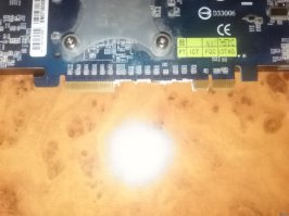 Зачем портить карту? Проще аккуратно пропилить разъем PCI-E 1x на материнке и вставить туда карту. Всё будет работать. Тоже самое, что вставлять карту PCI-E 1x в разъем 16х.