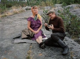 Вариантов много. Ограничусь одним: любовь в конце концов победила.