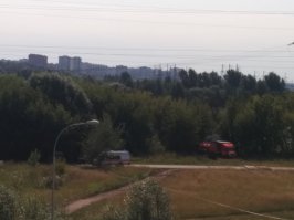 Какие выбросы? От машин в день больше "выросов" чем от этого пожара. Давно все потушили.