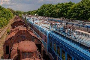 Кладбище поездов. Ростов-на-Дону.