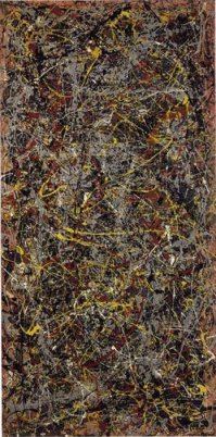 Вот этот кусок собачьего дерьма продан за 140 лямов долларов ! Отсюда вопрос: кто душевнобольной, тот кто пишет такие "картины" или тот, кто платит за них такое бабло ?