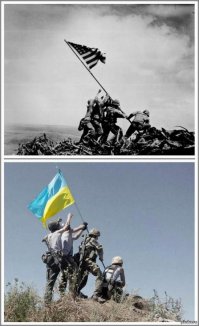Независимость по-украински...
Даже если хохлы выучат гимн США в оригинале, и обмажутся гуталином под негров, всё равно они останутся хохлами)