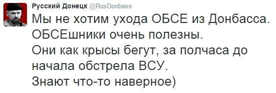 О пользе ОБСЕ