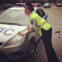 Авария дня 2053. В Тюмени машина ДПС врезалась в Тойоту