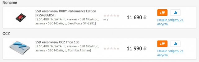 Первый мой диск уже работает чуть больше 3х лет, за это время комп выключался раз 5 (по причине долгого отсутствия света, с остальным справляется АПС) винт ни разу не сбойнул, и прогноз у программы диагностики хороший, проработает по ее оценкам еще пару лет. Стоимость серьезно упала, просто на фоне роста бакса это не очень заметно. Первые 60 гигов я брал за почти 200 баксов, по текущему курсу это больше 11 килорублей. И что не подешевел?