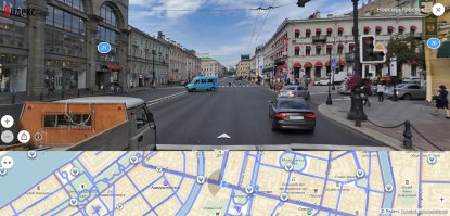 со стороны откуда летел мотопидр. на светофоре там стрелочка направо есть