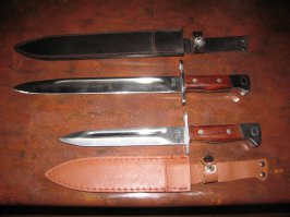 Вот это что за штыки? Не смог удержаться, лет 10 назад, взял по дешёвке..