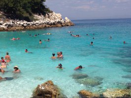 Вчера на пляже Саляра на острове Тассос в Греции.