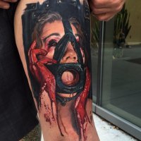 А вот это как объяснять детям? Что тетя не чистила зубки и теперь на приеме у стоматолога?