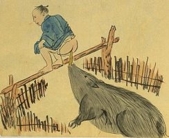 Самый прикольный - свинной туалет. на картинке как он работает