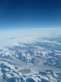 Гренландия по дороге в Чикаго.