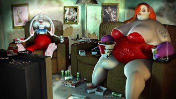 да...
тут действительно подставили кролика роджера