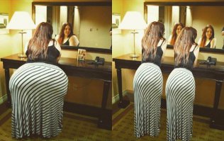 тонко))) не, ну ведь правда - как будто в ней 2 девушки поместились))