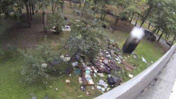 А из нашего окна