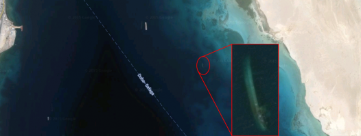 Его даже на Google Maps видно