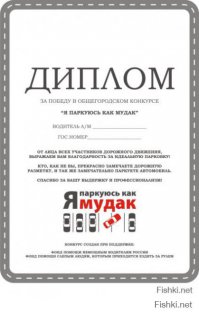 12 смешных примеров мести за неправильную парковку