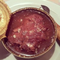 А вот оленина тушеная  из Нарьян-Мара!