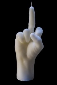 Муж купил вот такую свечу для романтического ужина