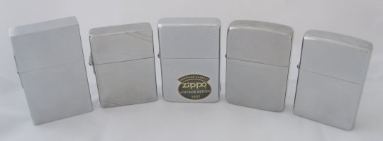 Реплики 1933, 35, 37, 41го года и стандартный корпус Zippo