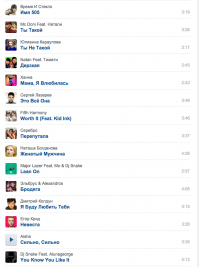 на одном из мп3 сайтах )) читать только название песен!