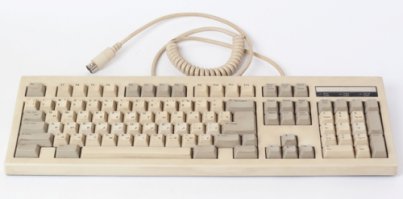 У меня вот такая была, на герконах. Жаль, сейчас таких не делают. После качественных клавиатур 90-х (вроде этой или IBM Model M на spring switch) очень неудобно было на одноразовых плёночных. Спасали только Mitsumi Classic =) Сейчас хоть механику научились делать.