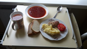 Латвия, районная больница..сегодня на обед..