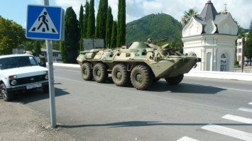 В Абхазии видел около Нового Афона.