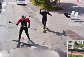 10 самых странных снимков на Google Street View