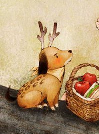 Это что за лес такой, в котором рогатые собачки живут? Припять?)