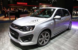 Спортивный автомобиль АвтоВАЗа — Lada Kalina NFR.

Машина с говорящим названием (NFR расшифровывается как Need for Race — «Жажда гонки») станет самым мощным легковым автомобилем за всю историю российского автопрома, получив 140-сильный двигатель объемом 1,6 литра с крутящим моментом 144 н.м. при 4800 оборотах в минуту. Чтобы разогнать такой автомобиль до 100 километров в час, потребуется 8,9 секунды — на 0,6 меньше, чем Kalina Sport. Максимальная скорость спорткара — 207 километров в час.

Вот, вот она рыба моей мечты!!! А то все Ферарри, Ламбы...:)