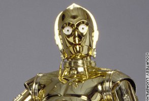 аха и какой то абориген похожий на С-3PO!