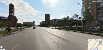 Вот с яндекс панорамы