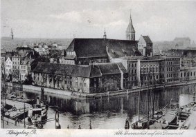 Жаль не сохранилась Альбертина, построенная на северо-восточном углу Кнайпхофа в 16м веке