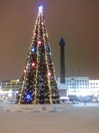 Новогодняя площадь Победы