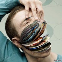 Объемные картинки, полученные с помощью резьбы по книгам