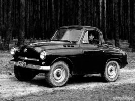 СССР (жаль, мало в сети нашего..) - есть немало угарного
первые три фото реальные авто тех лет:
ГЛ-1
ИМЗ-НАМИ-450 Белка 1956г.
ГАЗ М-73 Опытный 1955г.
остальные просто эскизы видения будущего из 60-х годов )