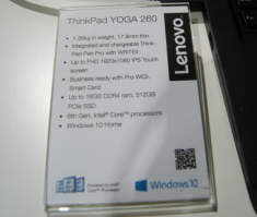 Первые фотографии серебристого ThinkPad