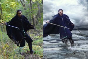 А как ему в фотошопе рот открыли ?