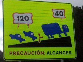 Будьте внимательны на подъёмах автострад в Испании: