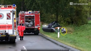 Смертельное столкновение с деревом на Porsche