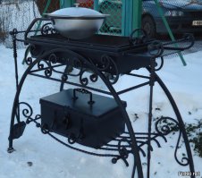 Сделать можно все. Есть ли в этом смысл? На даче нужно иметь 3 вещи - мангал, казан и коптильню. Все остальное это понты и бессмысленная трата денег.