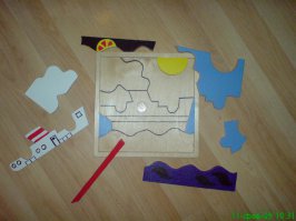 Фанера 8мм, ручной лобзик, гуашь! Делал для ребенка друзей!