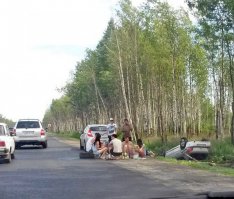не представляю ето в другой стране после аварии, ето просто класс!