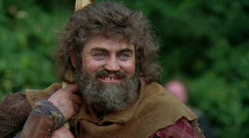 очень похож на предводителя лесных разбойников из Робин-Гуда с Кевином Костнером