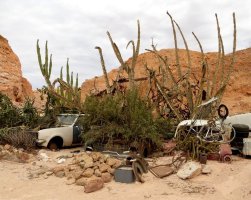 Некоторые считают что прототипом Крокодила Денди был Крокодил Гарры, латыш Арвид Блуметалс 1926 года рождения, умер в 2006. году. Воевал в латышском легионе, потом в французком иностранном. Перебрался в Австралию занимался охотой на крокодилов. Потом занимался добычей опалов. Жил посереди пустыни в пещере  оставленному добытчиками опалов, которая сейчас местная туристическая достопримечательность. По объявлению в газете, женился на немецкой баронессе, и она перебралась жить к нему в пещеру вместе с 40 парами обуви и несколько шуб. Учил аборигенов отмечать латышское Лиго, летал на вертолёте за добавкой виски  и выращивал декоративные растения в багажниках своих автомашин. Также его пещера использовалась как декораций для фильма "Безумный Макс 3". Его фигура, среди прочих, есть в музей восковых фигур мадам Тюссо в Лондоне.