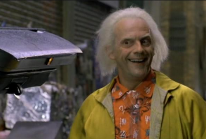 так сейчас 2015-тый, Док только сделал пластическую операцию по омоложению