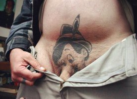 Вот тату для самых смелых и креативных))))